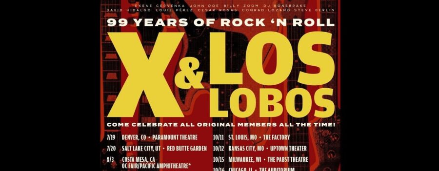 X and Los Lobos Celebrate 99 Years Of Rock With Co-Headlining Tour