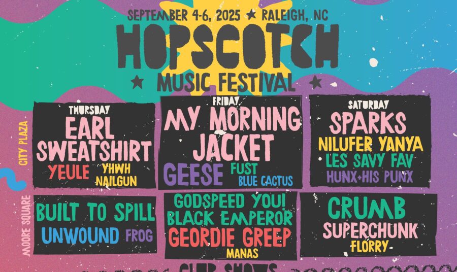 My Morning Jacket, Sparks, Godspeed You! Black Emperor, Earl Sweatshirt Lead 2025 Hopscotch Music Festival Lineup