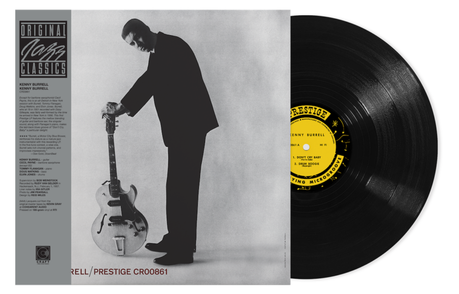 Vinyl Reissue of Kenny Burrell’s 1957 Self-titled LP Showcases One of Jazz Guitar’s Greats (ALBUM REVIEW)