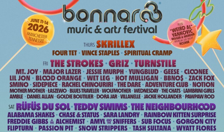 The Strokes, Turnstile, Teddy Swims, Alabama Shakes. Kesha Top 2026 Bonnaroo Festival Lineup