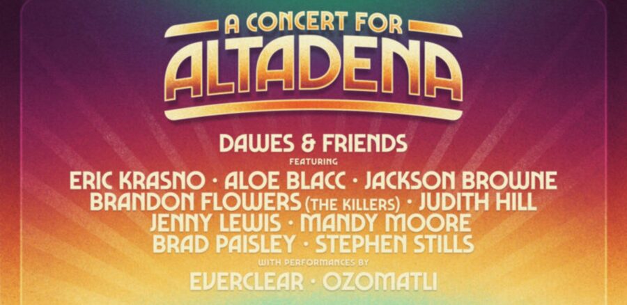 A Year After The Eaton Fire – Concert For Altadena Arriving With Dawes, Jackson Brown, Stephen Stills, Eric Krasno, Brandon Flowers, Brad Paisley & More