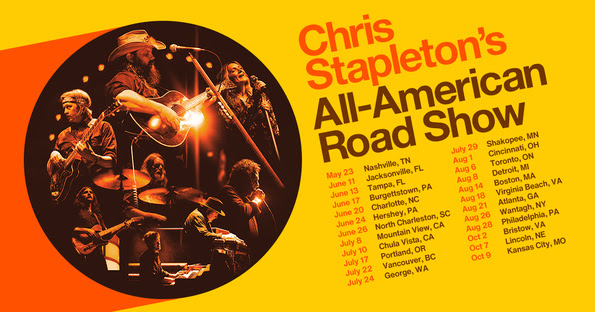 Chris Stapleton Confirms 2026 “All-American Road Show” Dates