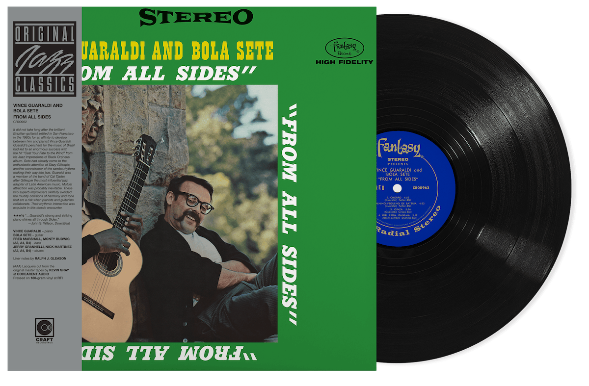 Vince Guaraldi & Bola Sete's 1965 'From All Sides' Vinyl Reissue Captures Effortless West Coast Cool and Samba Fusion Collaboration (ALBUM REVIEW) - Glide Magazine