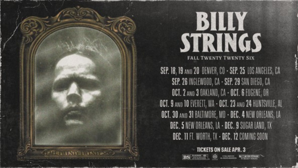 Billy Strings Confirms Fall Headlining Tour